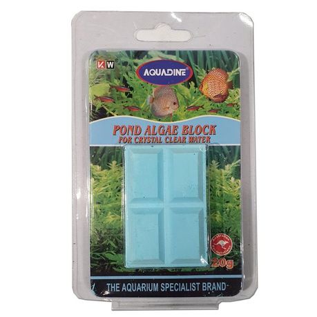 Akwa aquadine pond algea blocks