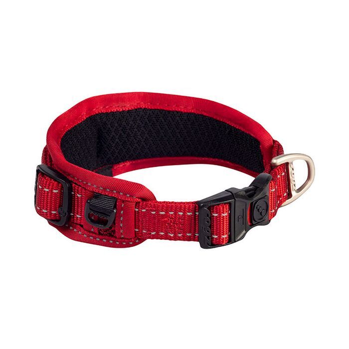 Rogz Classic Collar Red Padded Large
