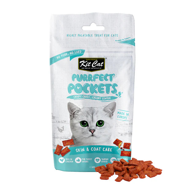 Kit cat purrfect pockets skin and coat 60g