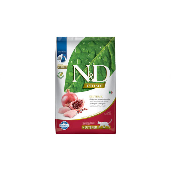 N&D Prime Cat Chicken & Pomegranate Neutered Adult 300g