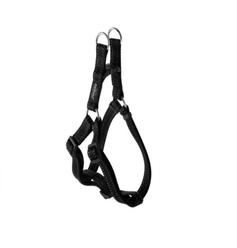 Rogz step in harness black XL