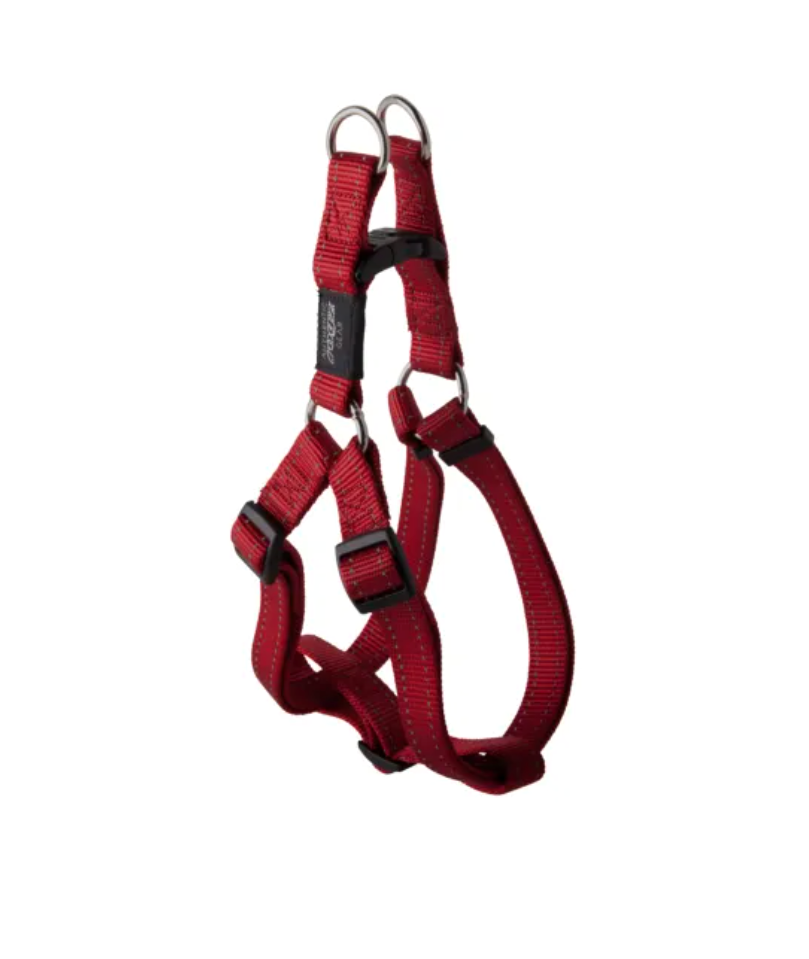 Rogz Step-in Harness Red L