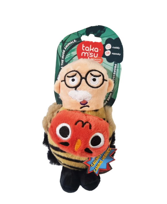 Dogs life plush toy Professer vs spider