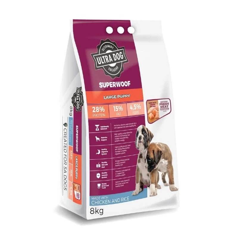 Ultra Dog Superwoof Large Puppy Chicken & Rice 20kg