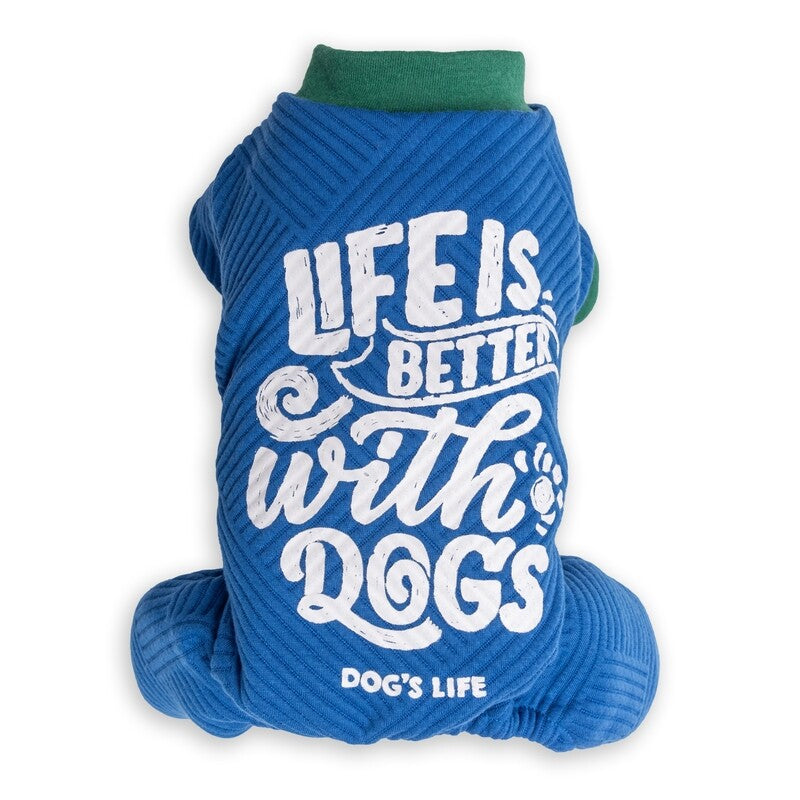 dogs life is better blue XL 1