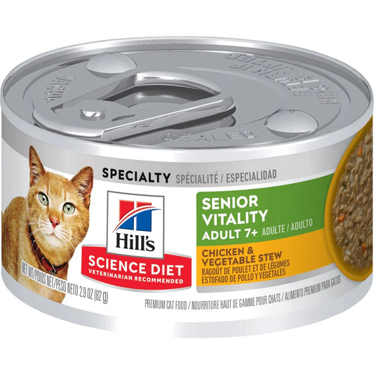 Hills healthy cuisine roasted chicken and veg senior vitality 80g