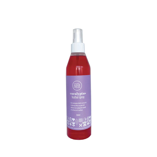 Natures nest feather spray eucalypytus