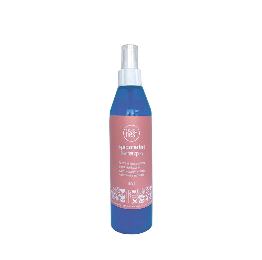 Natures nest feather spray spearmint