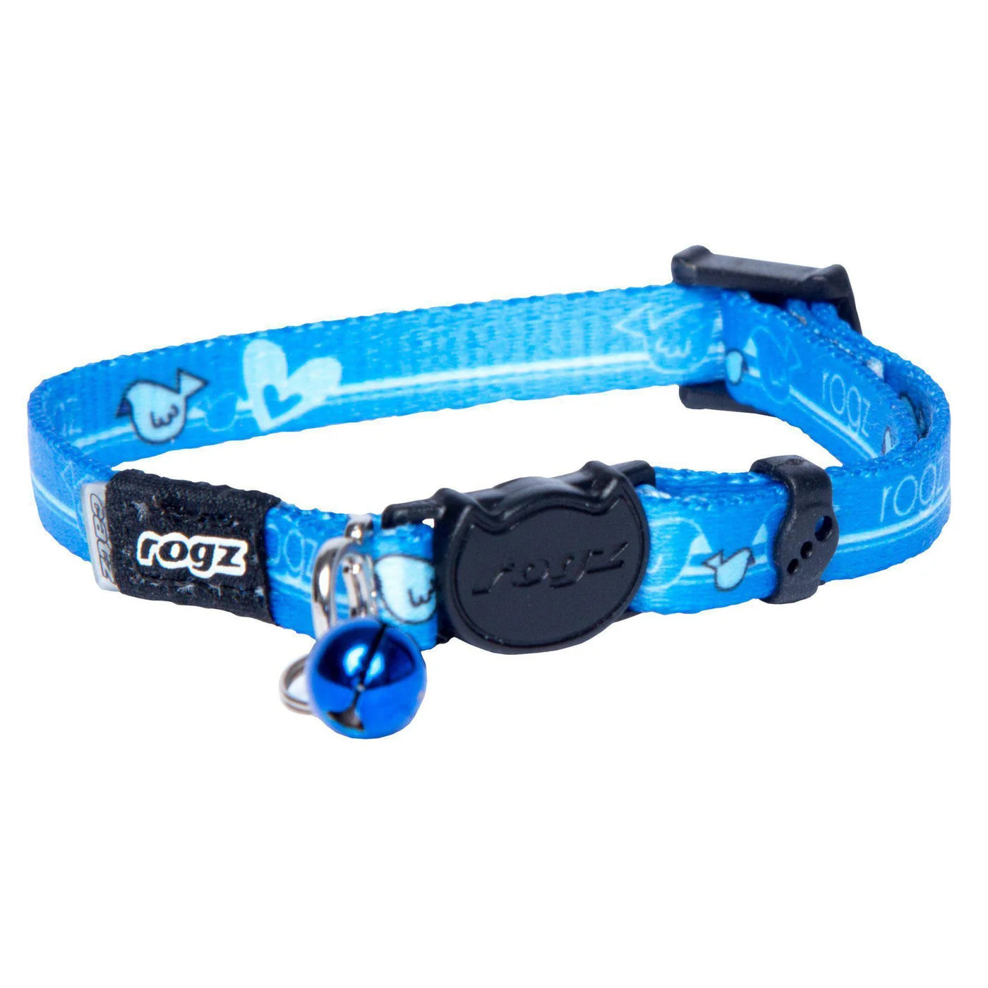 Rogz cat collar kiddycat small royal birds