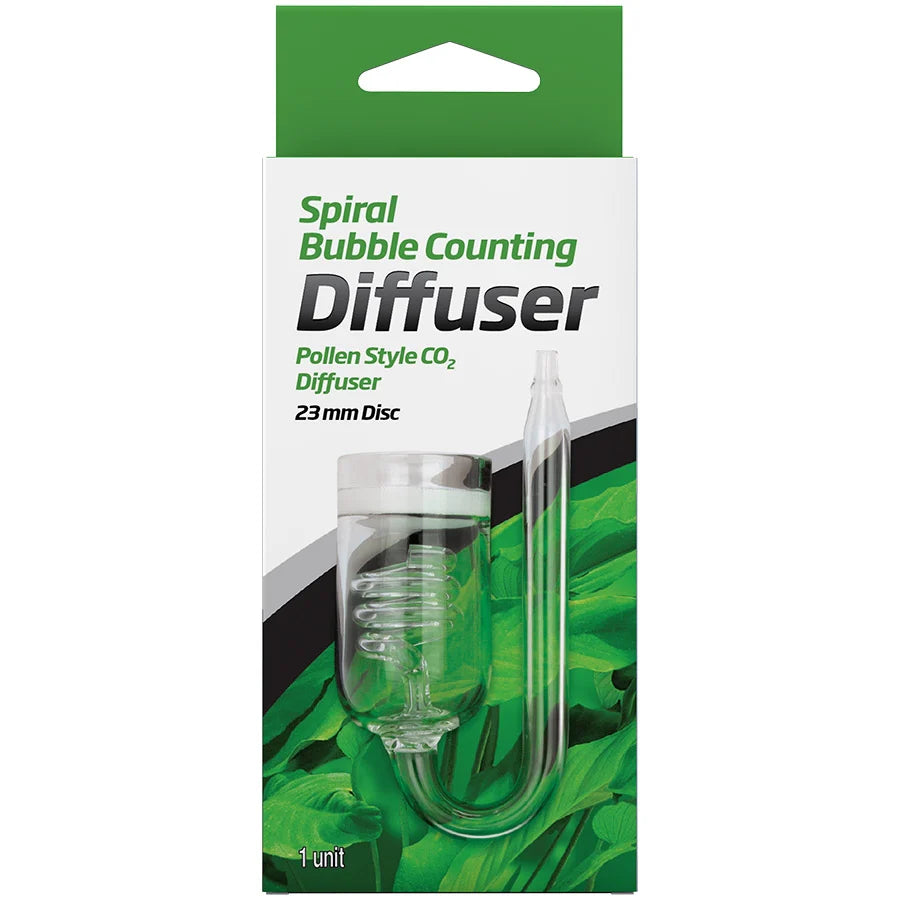 Seachem glass spiral bubble counter