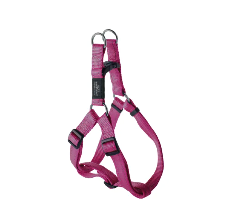 Rogz Step-in Harness Pink L