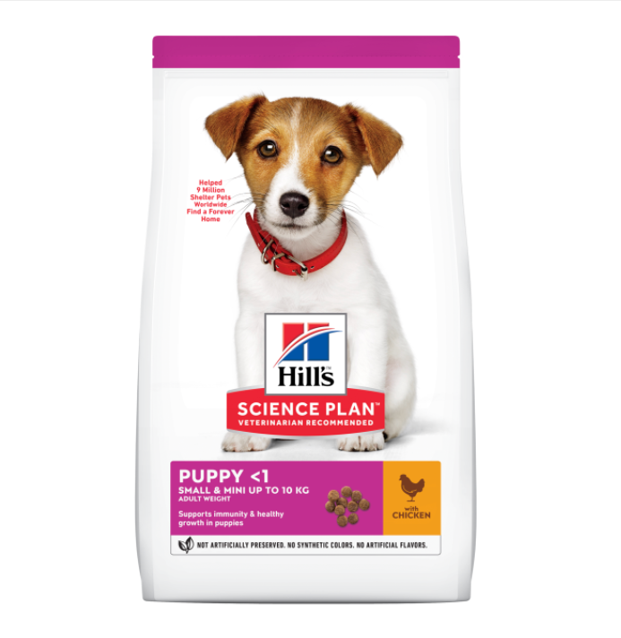 Hill's Science Plan Chicken Small & Mini Puppy Food 1.5kg