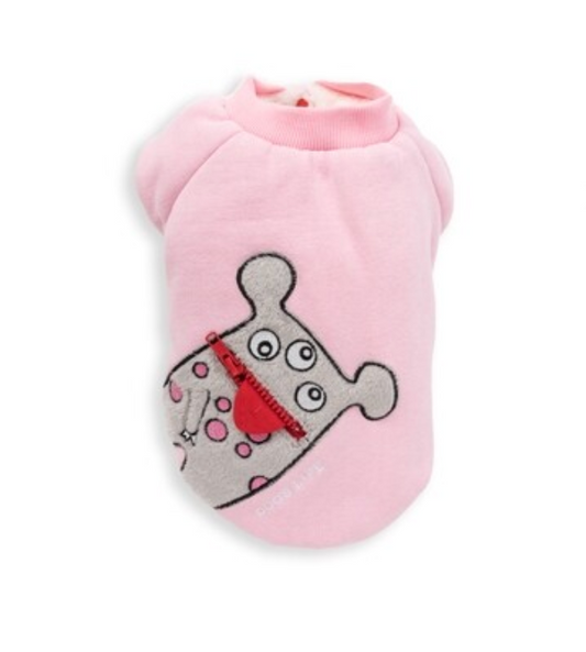 Dogs life monster hoodie pink L