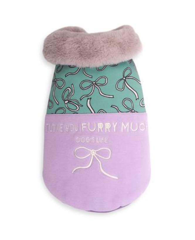 Dogs life ci love you furry much lilac M