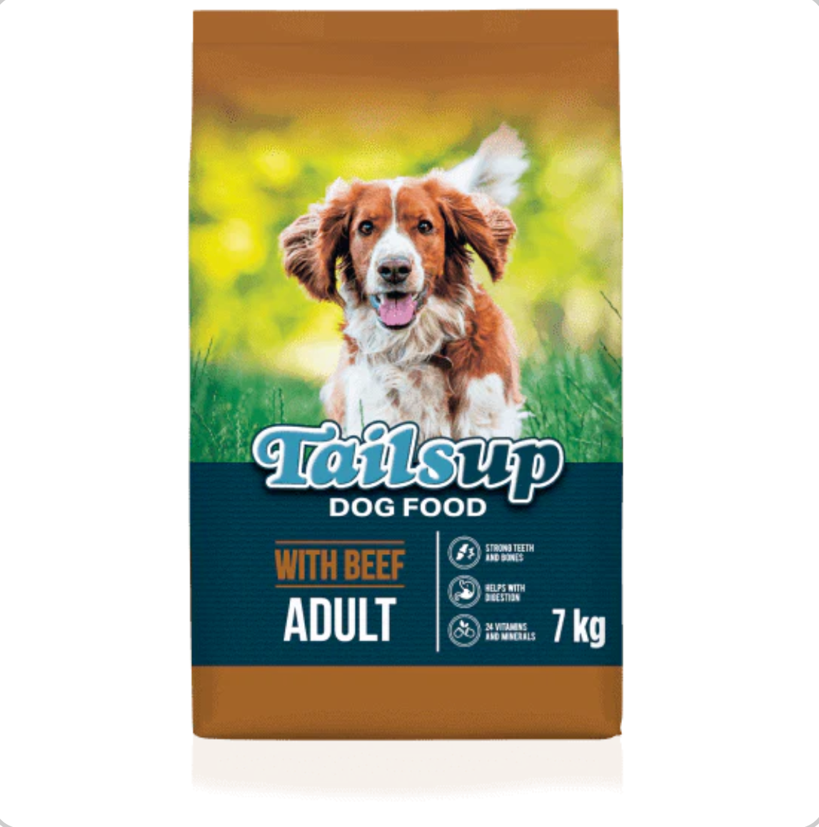 tails up beef adult dog 7kg
