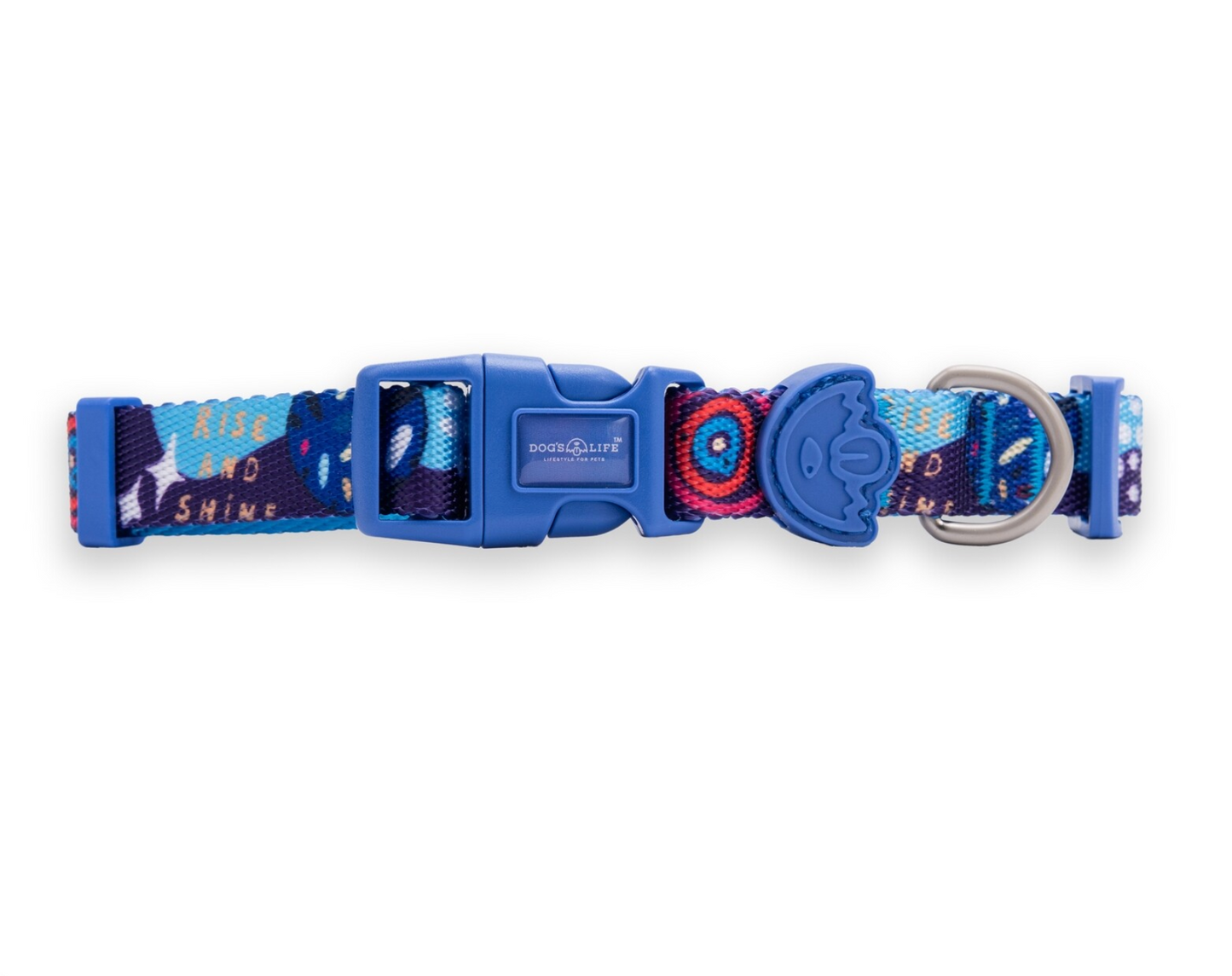 Dogs life designer pooch enjoy the universe blue L