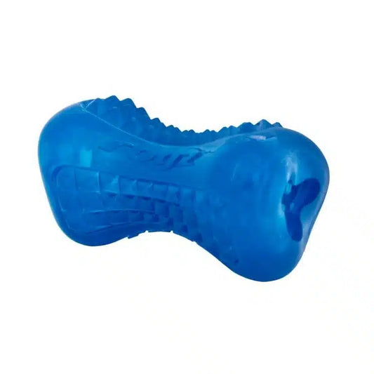 Rogz yums blue dog toy small