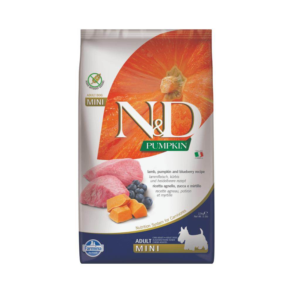 N&D Dog Pumpkin Lamb & Blueberry Adult Med&Maxi 12Kg