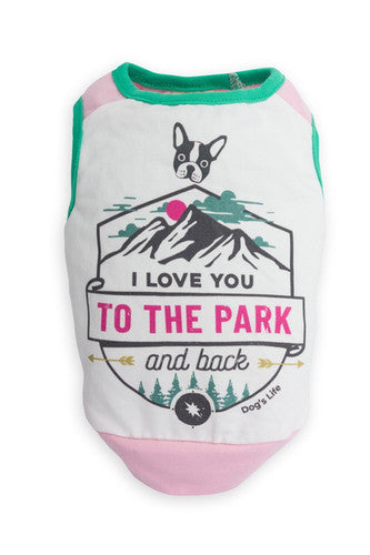 Dogs life love you to the park pink 3XL