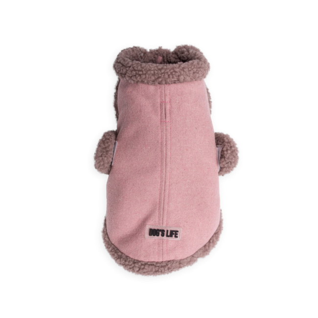 Dogs life wool winter jacket pink XL