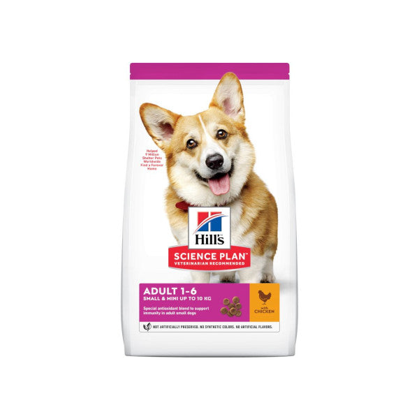 Hills science plan adult small and mini chicken 1.5kg