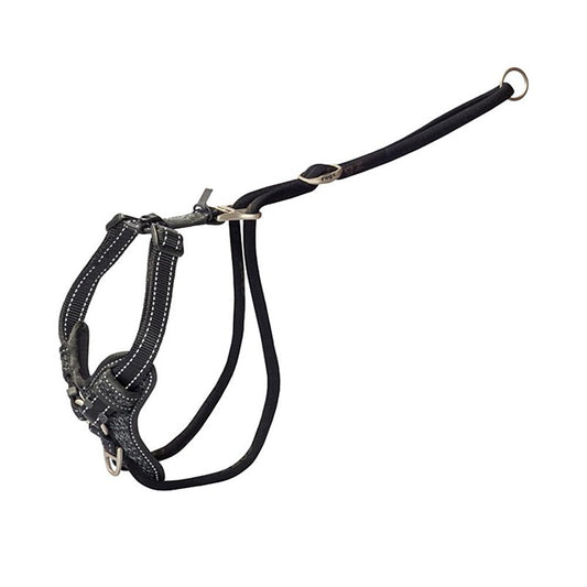 Rogz stop pull harness black L