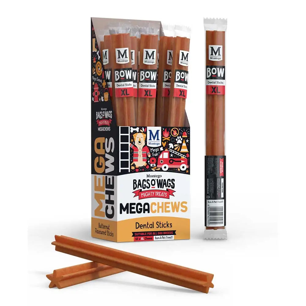 MONTEGO BAGS O' WAGS DENTAL STICKS 120g