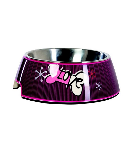 Rogz bubble bowl pink love L