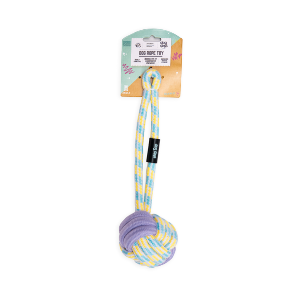 Dogs life rope knot maize